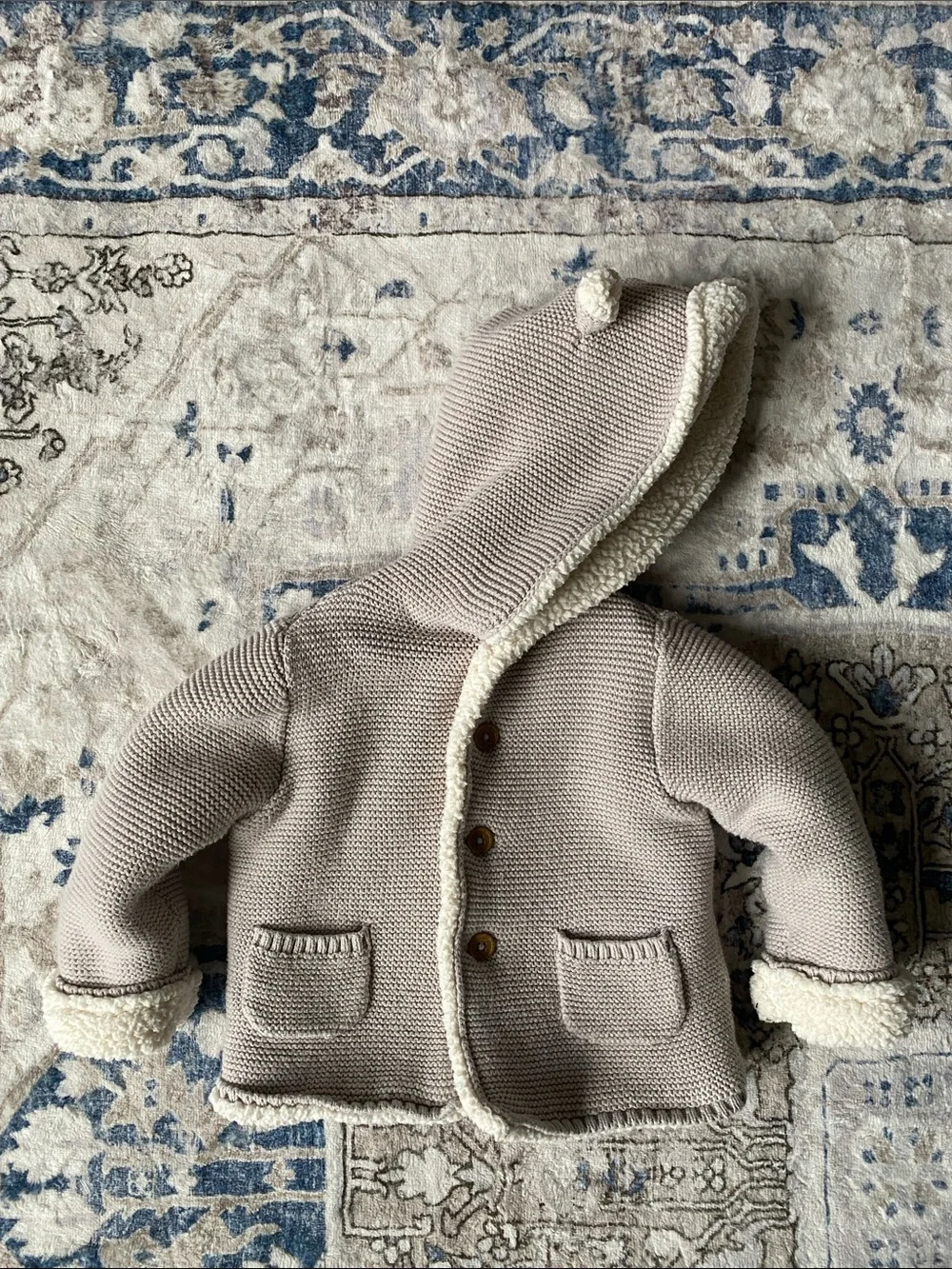 Carter’s Cozy Knit Baby Sherpa Hooded Jacket